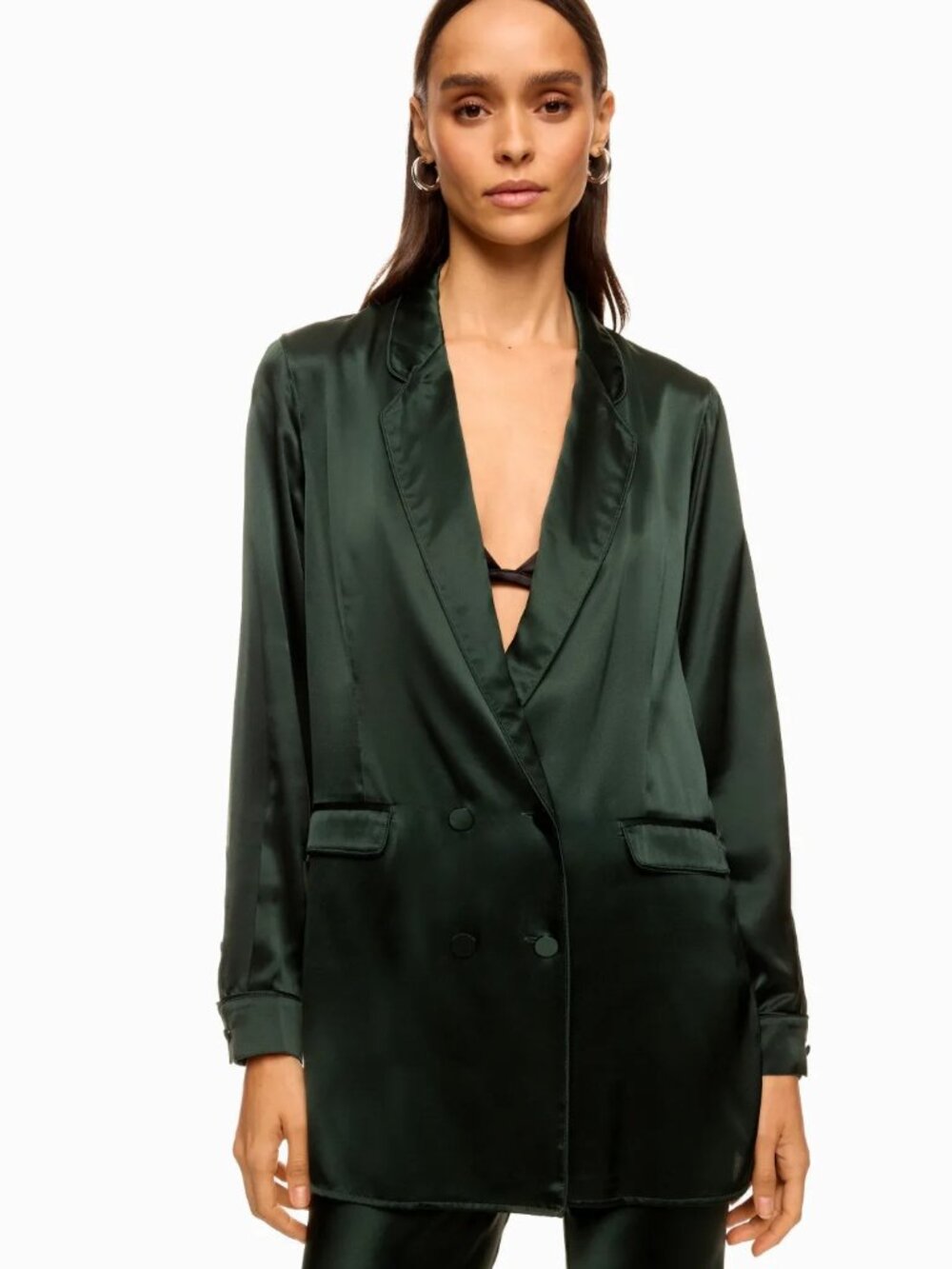 Silk Laundry Relaxed Blazer 100% Silk Size Medium
